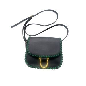 Circus by Sam Edelman Black and Green Crossbody Purse